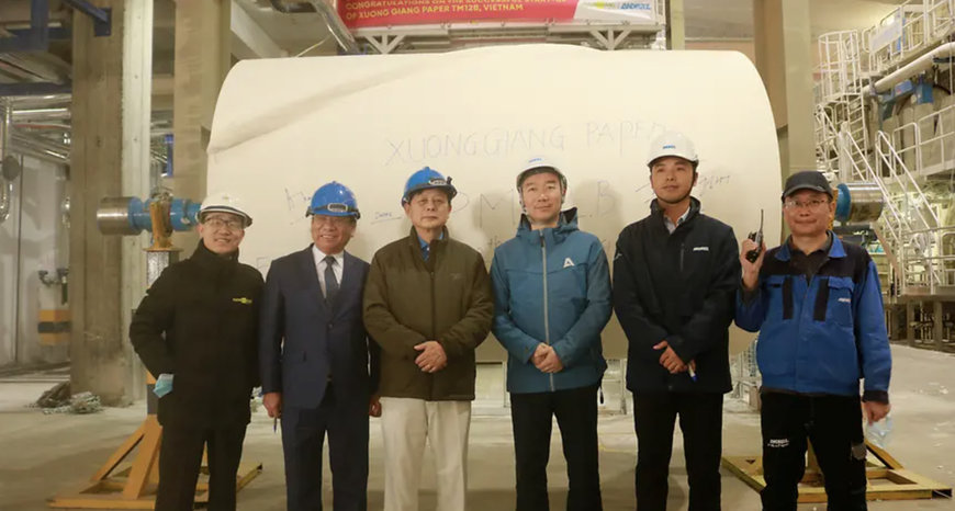 ANDRITZ SUCCESSFULLY STARTS UP ITS SECOND TISSUE PRODUCTION LINE AT XUONG GIANG PAPER, VIETNAM